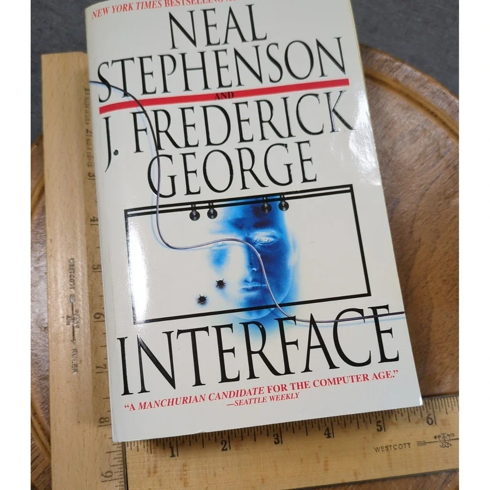 Interface Neal Stephenson J. Frederick‎ George Bantam Spectra Trade PB June 2005